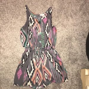 Multi-colored romper